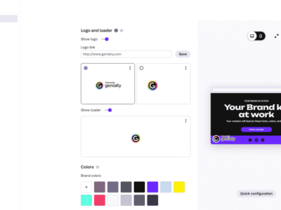 Screenshot of Genially