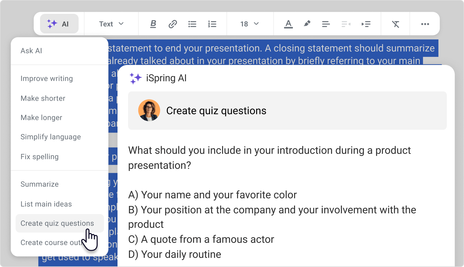 AI in Learning and Development works best in loops.