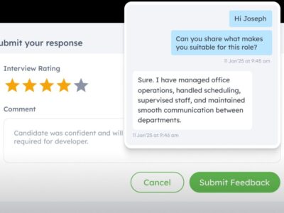 Screenshot of BizHire