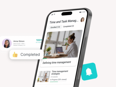 Screenshot of iSpring LMS - Onboarding