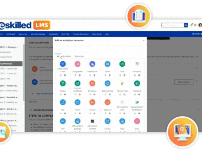 Screenshot of eSkilled LMS