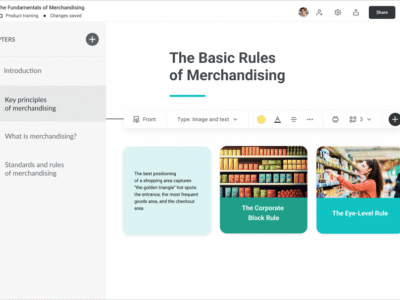 Screenshot of iSpring LMS