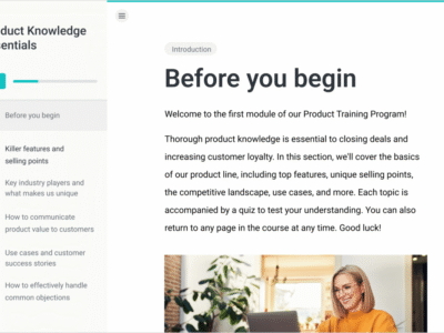 Screenshot of iSpring LMS - Onboarding