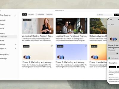 Screenshot of One Course