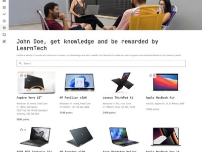 Screenshot of Eurekos LMS