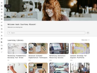 Screenshot of Eurekos LMS