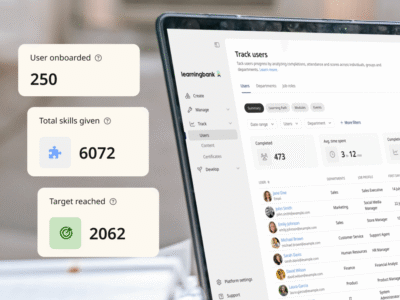 Screenshot of Learningbank
