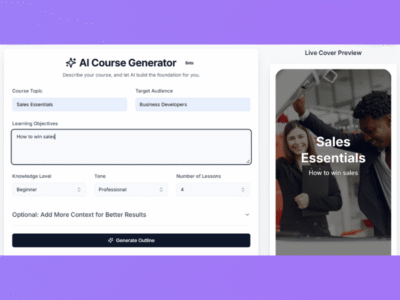 Screenshot of QuikAuthor