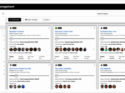 Screenshot of Orangescrum
