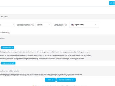 Screenshot of Paradiso Authoring Tool