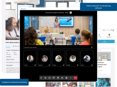 Screenshot of e-KHOOL LMS