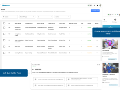 Screenshot of e-KHOOL LMS