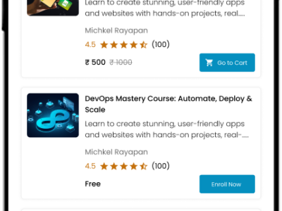 Screenshot of e-KHOOL LMS