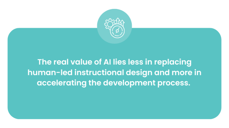 The value of AI in scalable corporate training solutions