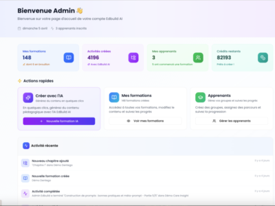 Screenshot of EdBuild AI