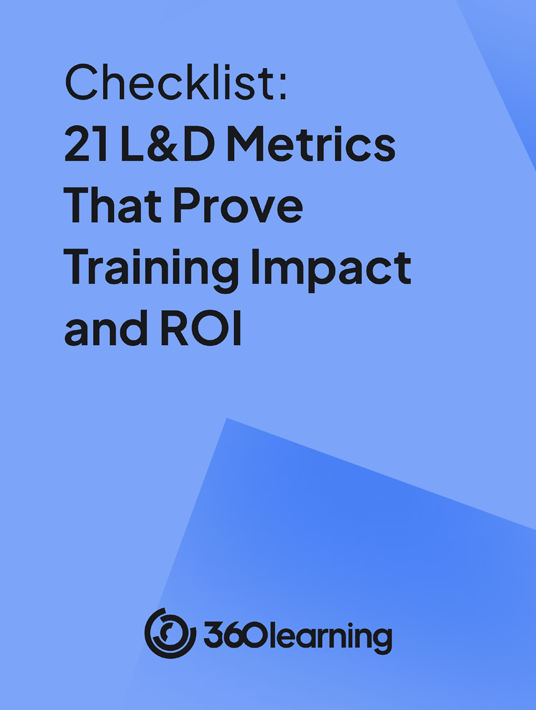 Checklist: 21 L&D Metrics That Prove Training Impact And ROI