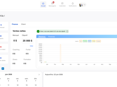 Screenshot of Coaching LMS