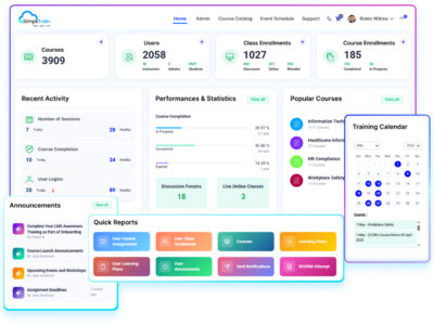 Screenshot of SimpliTrain - The Most Flexible ILT Platform