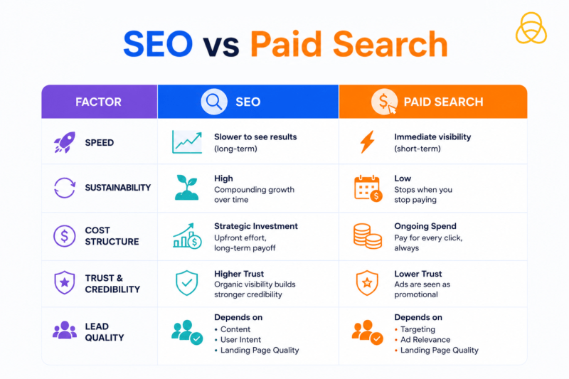 SEO vs paid search
