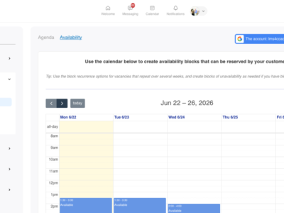 Screenshot of Coaching LMS