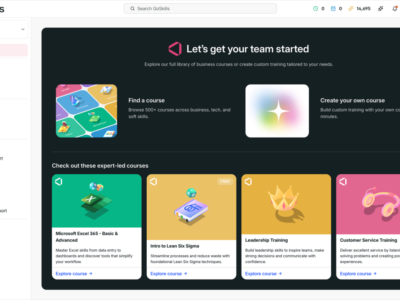 Screenshot of GoSkills