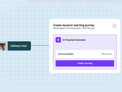 Screenshot of LearnUpon