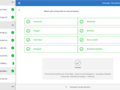 Screenshot of JumpLMS