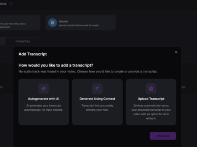 Screenshot of Zenious