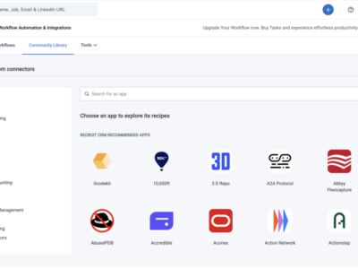 Screenshot of Recruit CRM