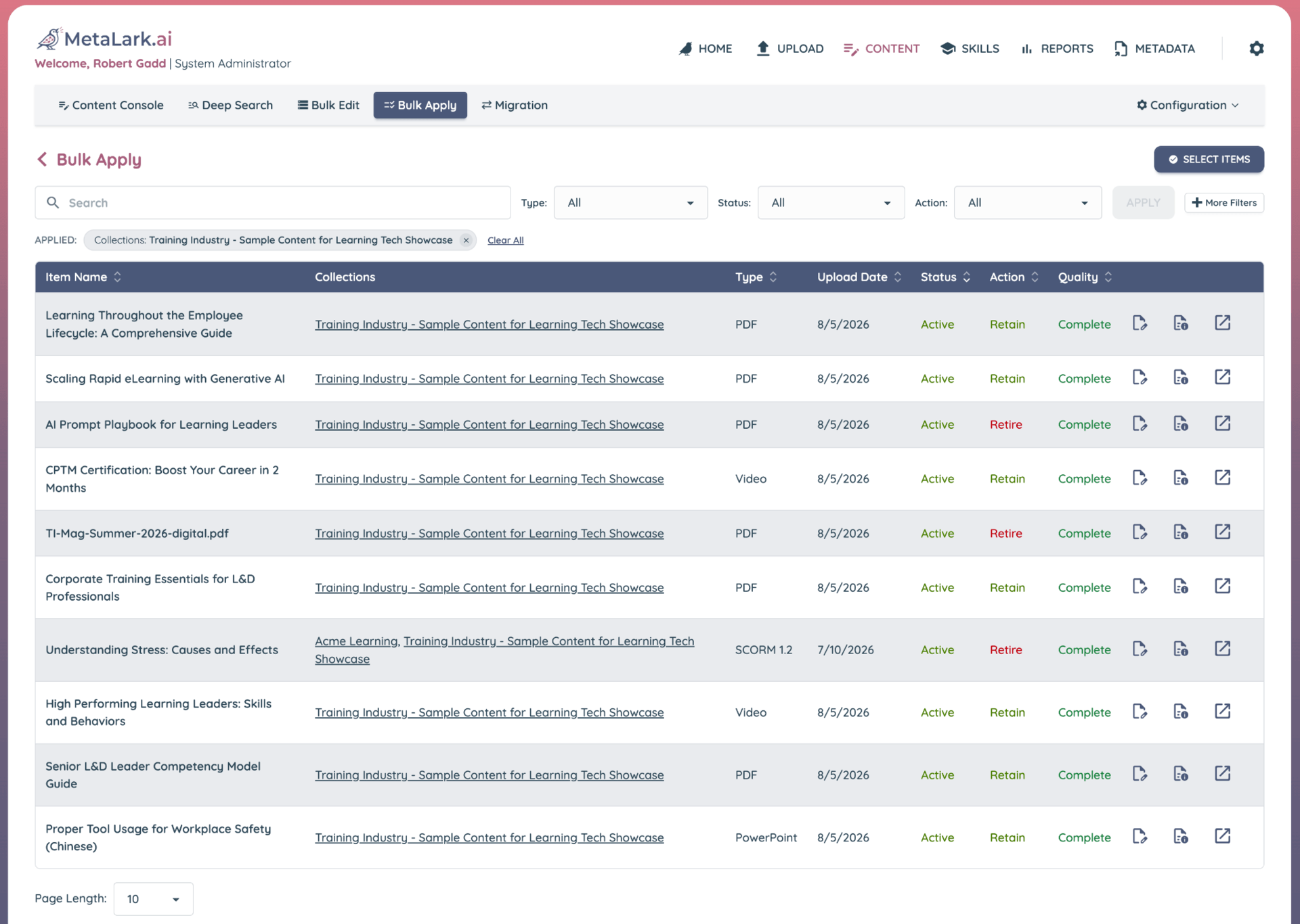 MetaLark.ai: Intelligent Extraction Tool