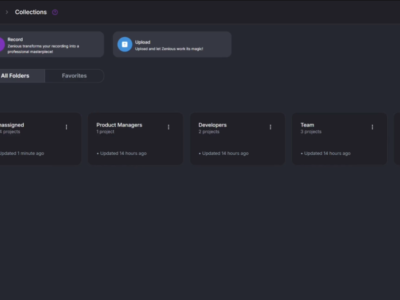Screenshot of Zenious