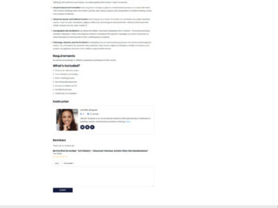 Screenshot of Kollab LMS
