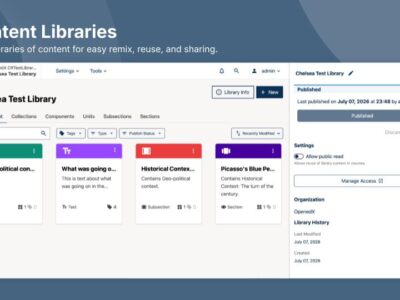 Screenshot of Open edX
