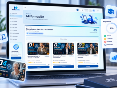 Screenshot of NEXO LMS