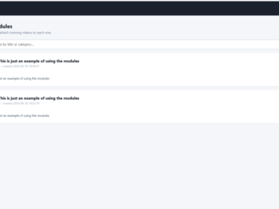 Screenshot of ScriptLMS
