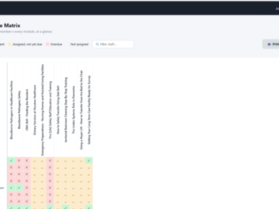 Screenshot of ScriptLMS