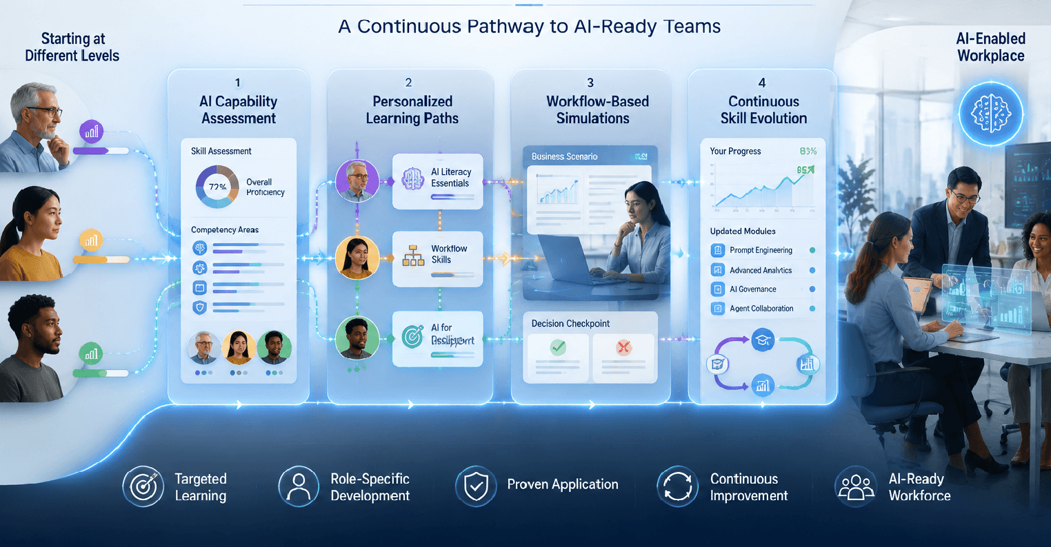 How eLearning Can Help Build Role-Specific AI Readiness