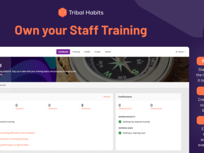 Screenshot of Tribal Habits LMS