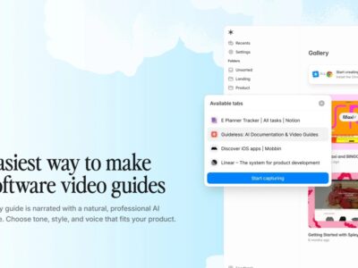 Screenshot of Guideless