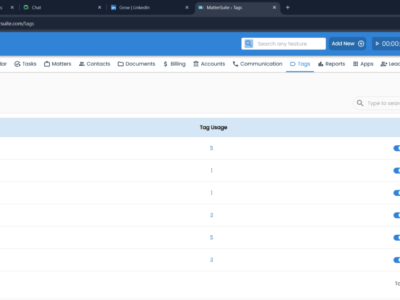 Screenshot of MatterSuite