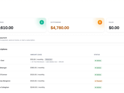 Screenshot of Pillar OS