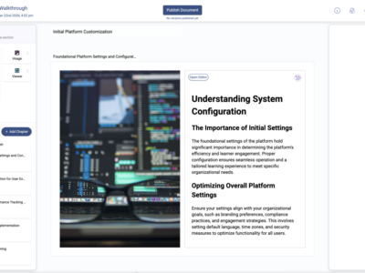 Screenshot of SkyPrep LMS