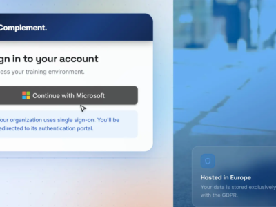 Screenshot of Complement Learning
