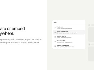 Screenshot of Guideless