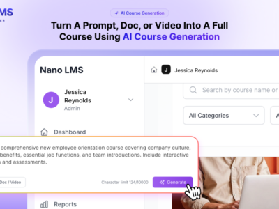 Screenshot of Nano LMS